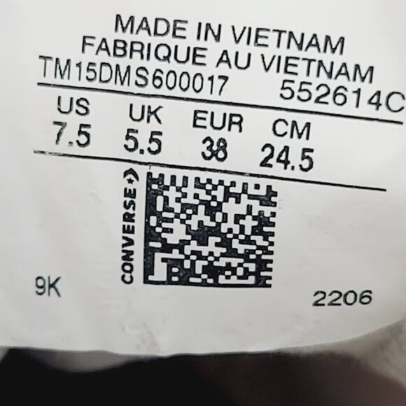 Converse Women's Pink Chuck Taylor All Star Low-Top Sneaker Size 7.5 - Picture 7 of 8